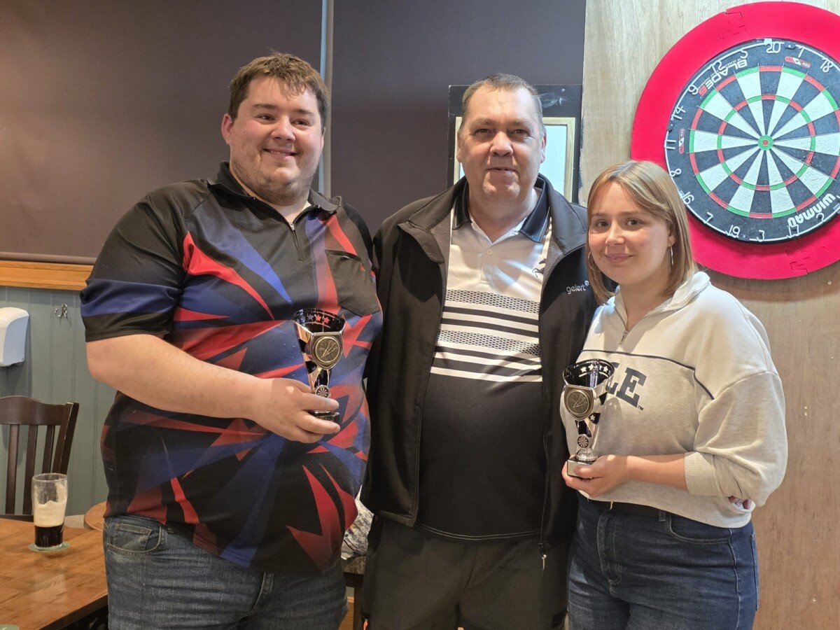 Winners of the Blind Pairs on 5th February 2026: Tony Wallis and Dave Stanley. Runners Up: Tom Emmerson, Amanda Hartley, 